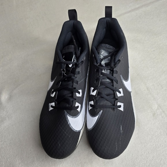 Nike Vapor Edge Speed 360 2 Football Cleats DA5455-001 Black White Sz 11.5 - Picture 2 of 8